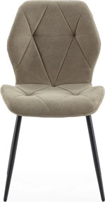 Sedie da pranzo kaki in set di 4 Luna - Marckeric