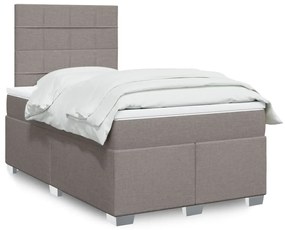 Giroletto A Molle Con Materasso Tortora 120x200 Cm İn Tessuto /