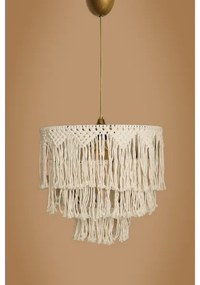 Lampada a sospensione su cavo RIMINI 1xE27/40W/230V crema