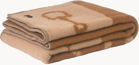 Coperta in lana con motivo jacquard Equestrian