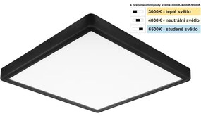 Top Light-Plafoniera LED REVIT LED/24W/230V 3000/4000/6500K 30x30 cm nero