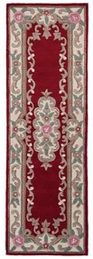 Tappeto in lana rossa 67x210 cm Aubusson - Flair Rugs