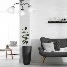 Lampadario a plafone MIRANDA 3xE27/60W/230V cromo lucido