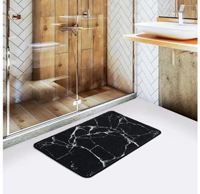 Tappetino bagno MARBLE 40x60 cm nero