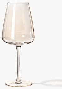 Set di 4 bicchieri da vino bianco in vetro soffiato Ellery
