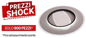 Plafoniera LED moderno ANNIE, nero Ø 50 cm, luce con 3 temperature di colore dimmerabile, 4431 lumen