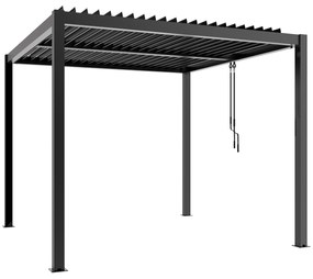 NIMBUS - pergola bioclimatica in alluminio 3 x 3 m