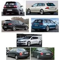 SPRINT04104 , Volkswagen Golf V 3/5 Porte e Variant dal 2003-2008 , Volkswagen Golf VI 3/5 Porte e Variant dal 2008-2012 , Volkswagen Scirocco dal 2008- , Skoda Octavia II Berlina Combi dal 2004-2012 , (4 Fix AV2) + SACCHETTO OVAL