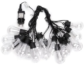 Aigostar - Catena decorativa da esterno LED 20xLED/13m IP44 bianco freddo