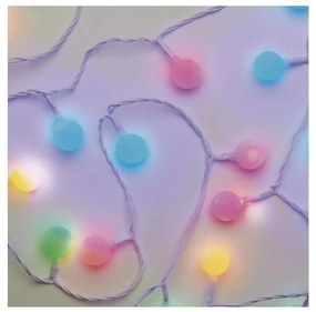 Catena LED da esterno natalizia 40xLED/9m IP44 multicolore