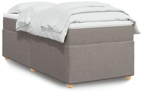 Giroletto A Molle Con Materasso Tortora 90x190 Cm İn Tessuto /