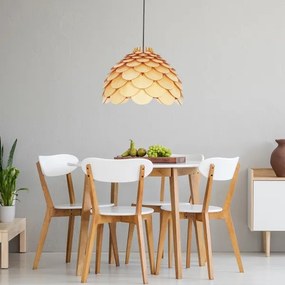 Lampada a sospensione con cavo BURGO 1xE27/60W/230V diam. 35 cm