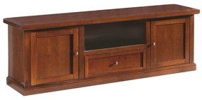 CLAYTON - mobile porta tv in legno massello cm 45 x 160 x 56 h