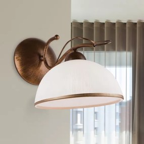 Lampada da parete COBRA 1xE27/60W/230V bronzo/patina