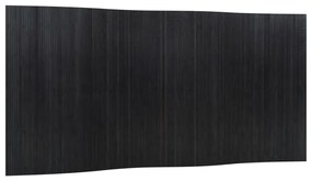 Divisorio ambienti nero 165x400 cm in bambù