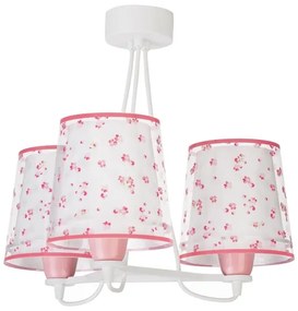 Dalber 81177S - Lampadario per bambini DREAM FLOWERS 3xE27/60W/230V