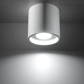 Plafoniera da Soffitto in Alluminio ORBIS 1 GU10 Bianca da Interno
