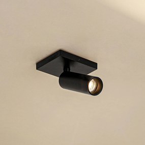 Arcchio Faretto da soffitto Brinja Slim, nero, 1 lampadina GU10 MR11 Slim Arcchio, dimmerabile, Nero, Corridoio, Alluminio, Moderno, Faretto