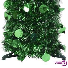 vidaXL Albero di Natale Artificiale Apribile Verde 180 cm PET