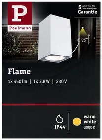 Paulmann 94329 - LED/3,8W IP44 Applique da esterno FLAME 230V bianca