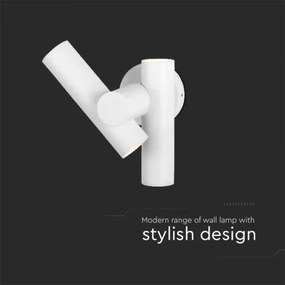 LED Luce Spot a parete da esterno 2xLED/3W/230V 4000K IP44 bianco