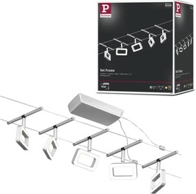 Paulmann 94481 - Set da 5 faretti LED da 4,8 W per sistema a cavo 230 V
