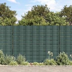 Schermi Privacy Da Giardino 10 Pz Verde 252,5x19 Cm Pvc /