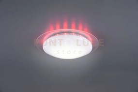 Bilbo plafoniera led diffusore bianco effetto stelle con bordo tras...