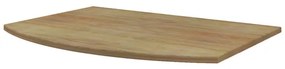 Top per lavabo Vague BADEN HAUS L 69 x H 1.6 x P 51 cm rovere tabacco stratificato, verniciato