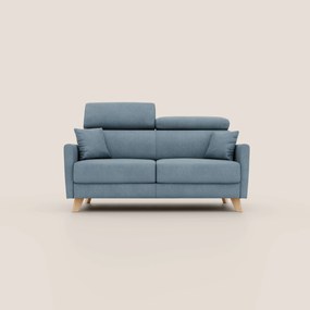 Francy divano letto matrimoniale con poggiatesta regolabili in tessuto impermeabile e smacchiabile T17 carta da zucchero