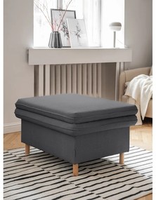 Poggiapiedi grigio scuro Simon - Miuform