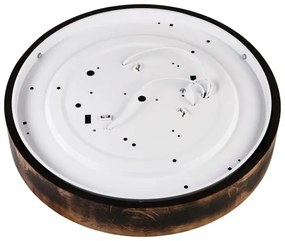 Lampada da soffitto OAK SMOKY 3xE27/15W/230V Ø47,5 cm rovere marrone scuro