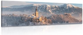 Quadro su tela – Chiesa sul lago Bled in Slovenia