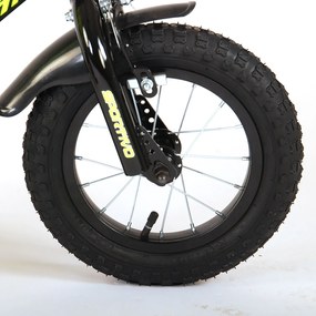 Bicicletta per Bambini 16" Stabilizzatori e Freni Caliper Giallo...