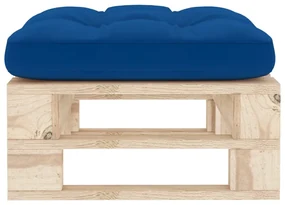 Ottomana da giardino pallet in legno di pino impregnato