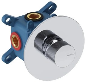 Rubinetto per doccia ad incasso monocomando Loop K cromo lucido SANYCCES