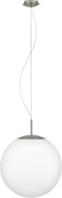 Eglo 63271 - Lampada a sospensione su cavo PIEDALE 1xE27/60W/230V Ø 43 cm cromo opaco
