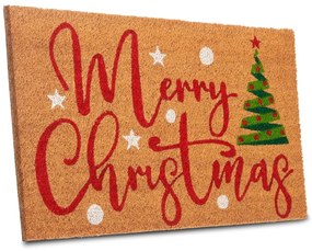Zerbino in fibre di cocco a tema Natale 40x70 cm Merry Christmas – Hanse Home