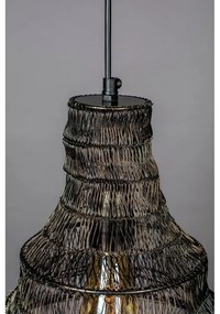 Lampada a sospensione nera con paralume in metallo 36x36 cm Luca - Dutchbone