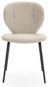 Sedie da pranzo in set color crema 2 pz Maori – Marckeric