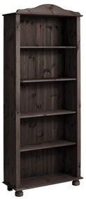 Libreria marrone in legno di pino 70x181 cm Ella - Støraa