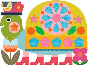 Gioco d'arte - Animali da colorare secondo il modello