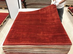 Gashguli Tappeto persiano 140 x 150 Rosso (Iran) Annodato A Mano
