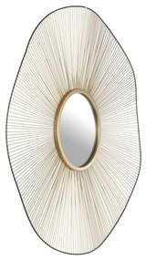 Eglo 425033 - Specchio da parete ESASHI Ø 76 cm oro/nero