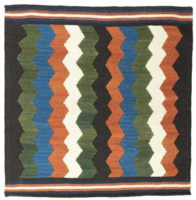 Kilim Tappeto persiano 100x100 (Iran) Tessuto A Mano