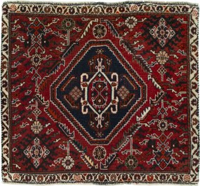 Shiraz Tappeto persiano 70x60 Rosso (Iran) Annodato A Mano