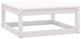Set divani da giardino 12 pz cuscini bianchi massello di pino