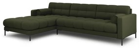 Divano angolare verde (angolo sinistro) Bali - Cosmopolitan Design
