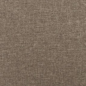 Materasso a Molle Grigio Tortora 90x190x20 cm in Tessuto