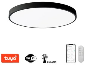 Immax NEO 07250L-Luce LED dimmerabile SEMPLICI 60W/230V Wi-Fi Tuya nero +RC